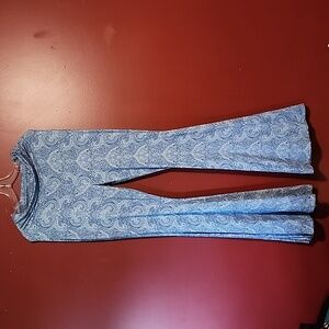 Kantha Bae Open Hands Knit Paisley Bell Bottoms